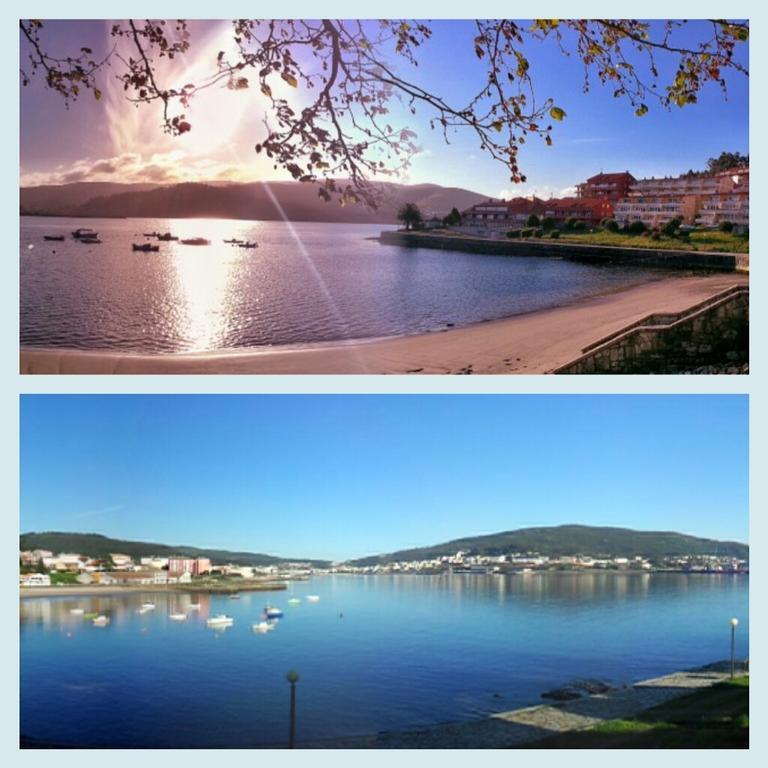 Aparthotel Corcubion Playa De Quenxe ภายนอก รูปภาพ